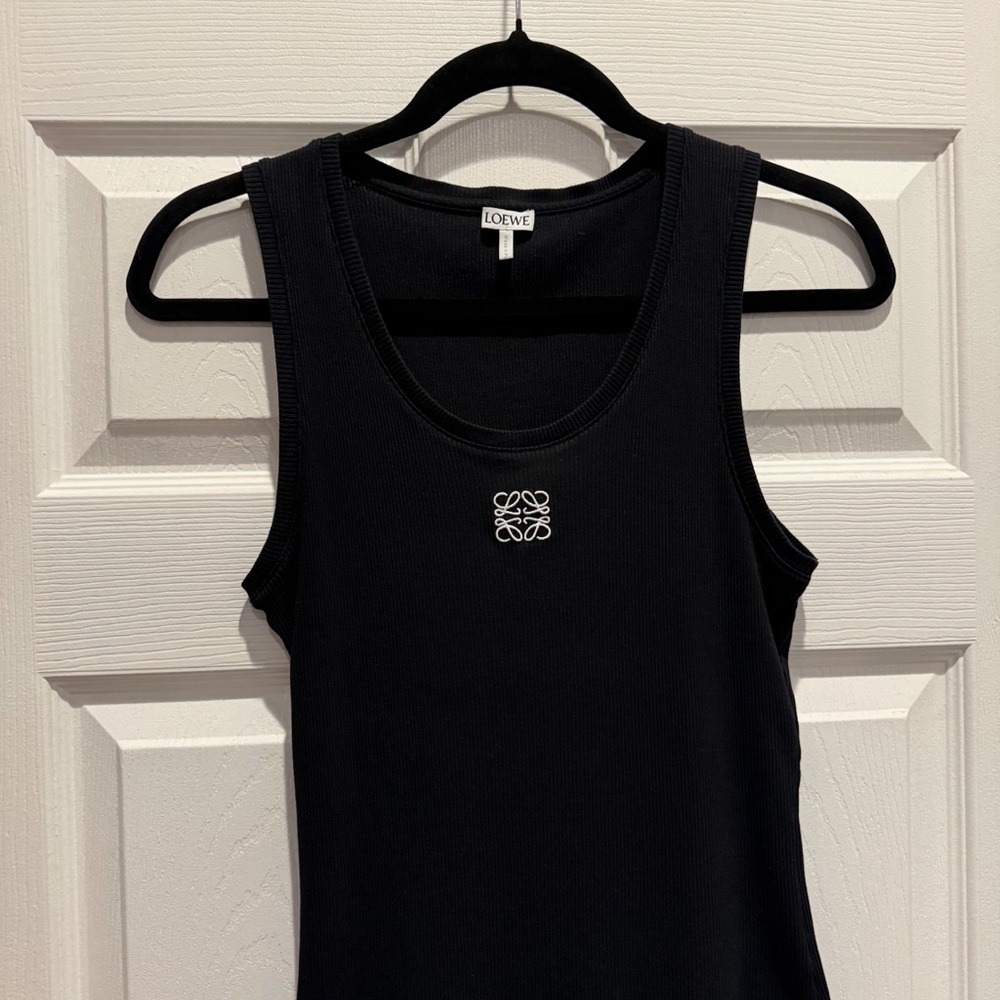 Loewe Black Sleeveless Tank Top